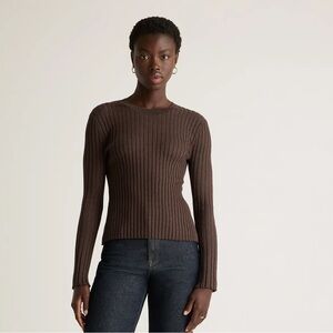 Mocha crewneck sweater